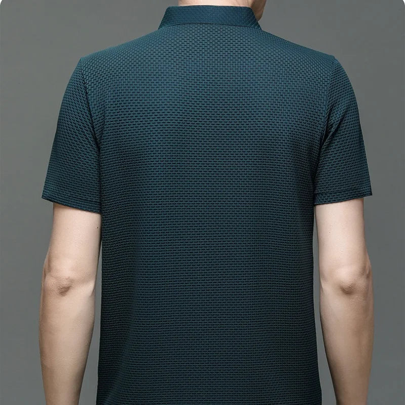 [PAGUE 1 LEVE 2] - Camisa Polo Fresh Seda Gelo + Relogio de Brinde