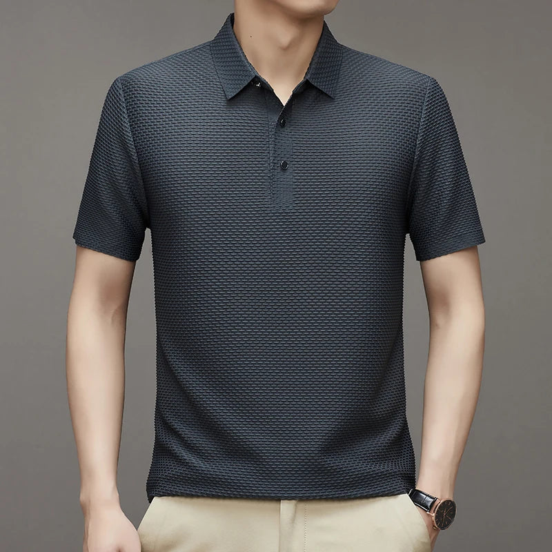 [PAGUE 1 LEVE 2] - Camisa Polo Fresh Seda Gelo + Relogio de Brinde