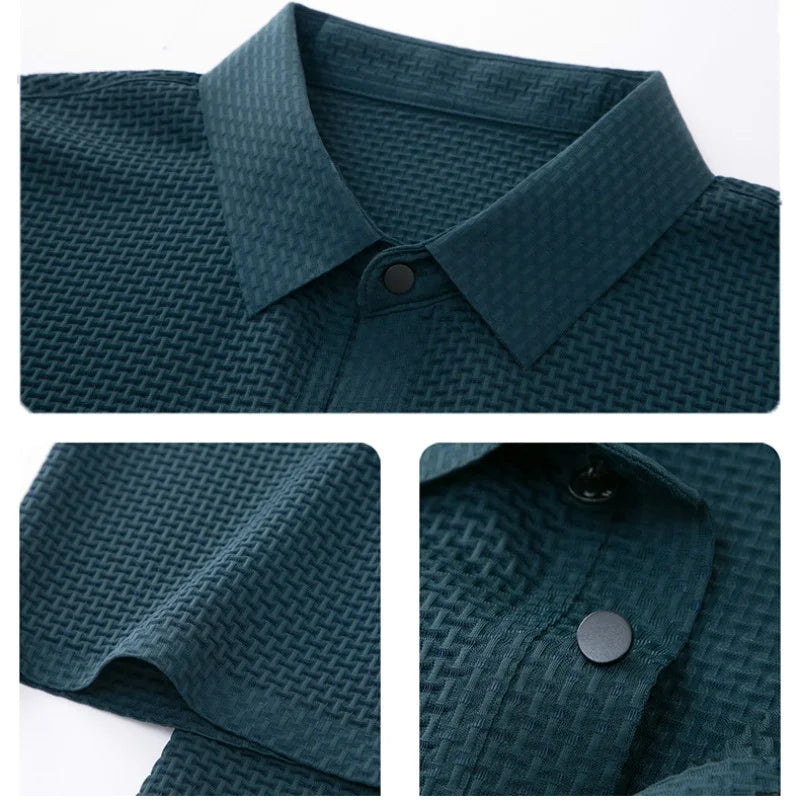 [PAGUE 1 LEVE 2] - Camisa Polo Fresh Seda Gelo + Relogio de Brinde